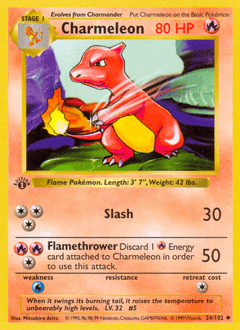 Charmeleon Base card