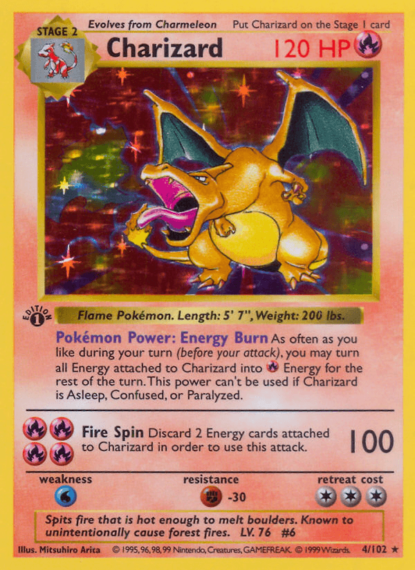 Charizard Base card