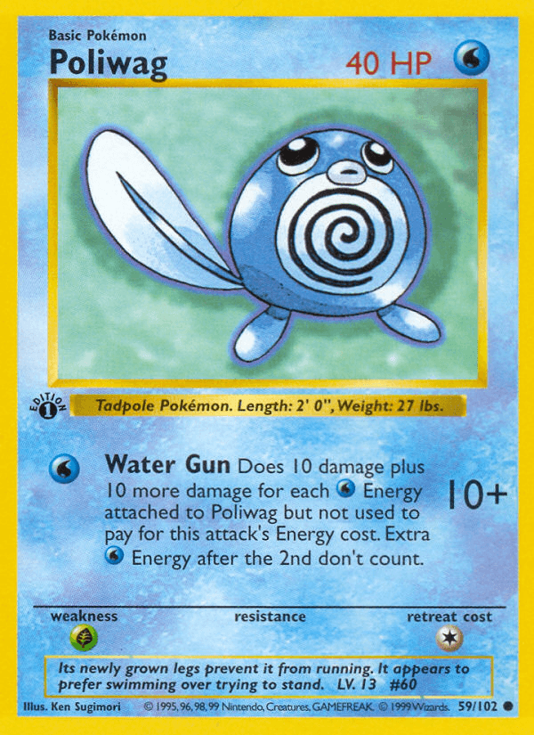 Poliwag Base card