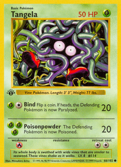 Tangela Base card