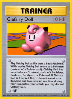 Clefairy Doll Base card