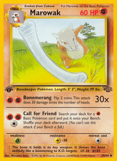 Marowak Jungle card