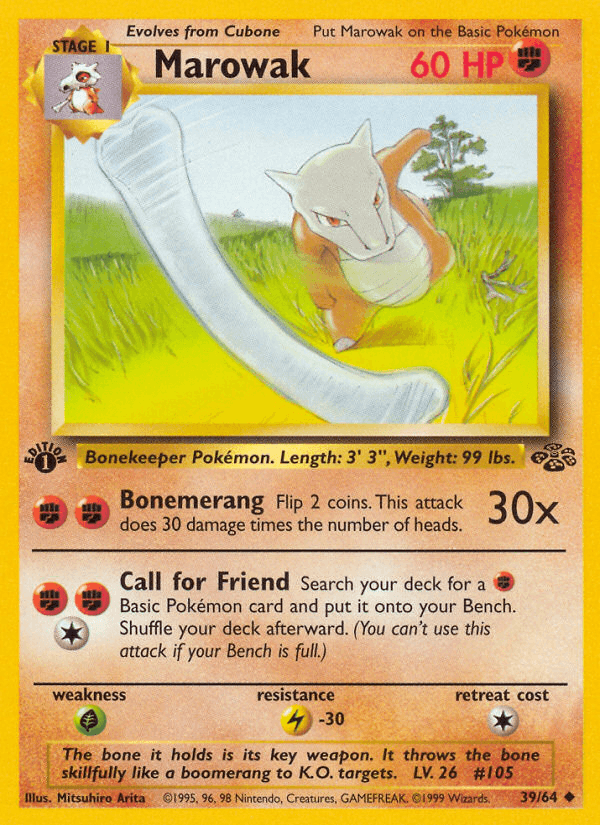 Marowak Jungle card
