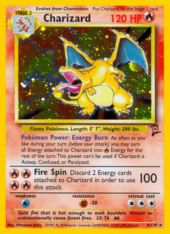 Charizard Base Set 2 card