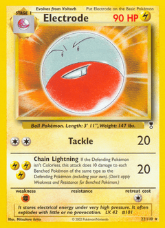 Electrode Legendary Collection card