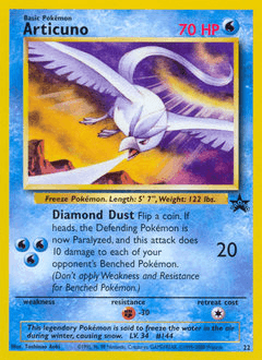 Articuno Wizards Black Star Promos card