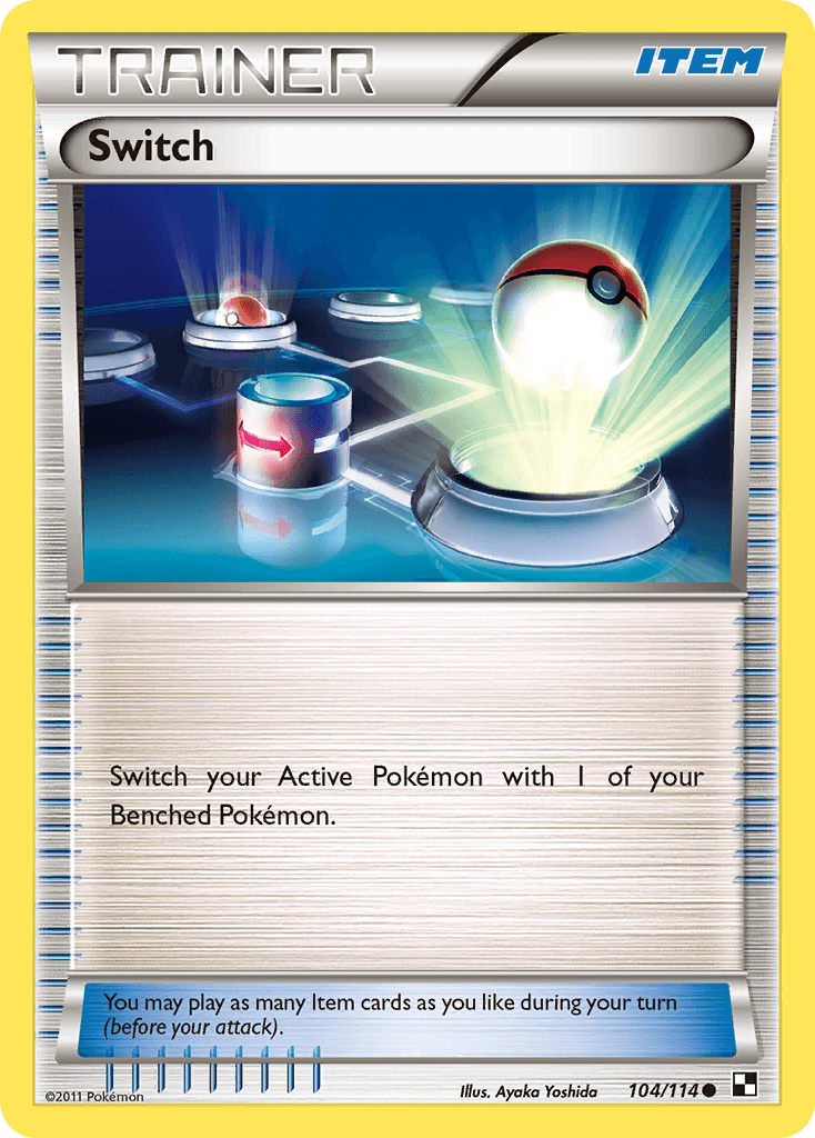 Switch Black & White card
