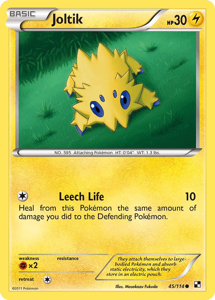 Joltik Black & White card
