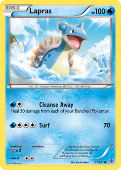 Lapras Plasma Blast card