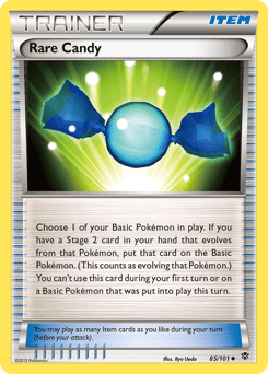 Rare Candy Plasma Blast card