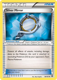 Silver Mirror Plasma Blast card