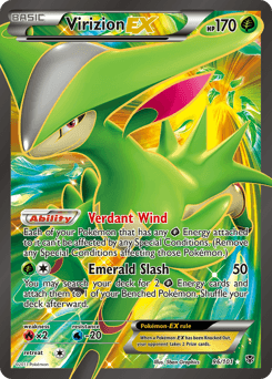 Virizion-EX Plasma Blast card