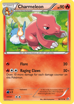 Charmeleon Legendary Treasures card