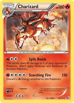 Charizard Legendary Treasures card