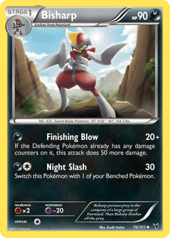 Bisharp Noble Victories card