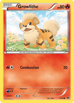 Growlithe Next Destinies card