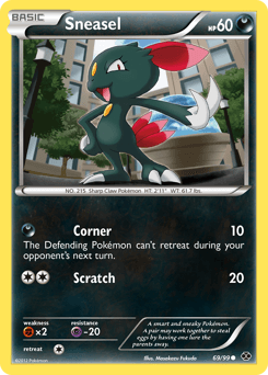 Sneasel Next Destinies card