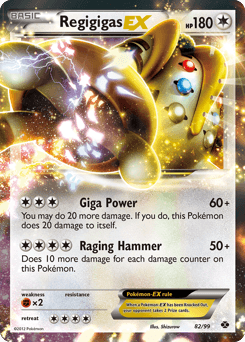 Regigigas-EX Next Destinies card