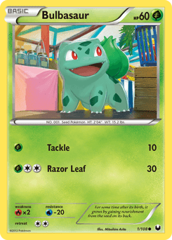 Bulbasaur Dark Explorers card