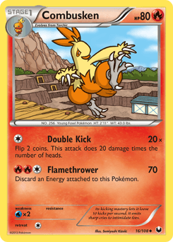 Combusken Dark Explorers card