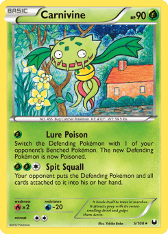 Carnivine Dark Explorers card