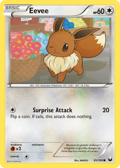 Eevee Dark Explorers card