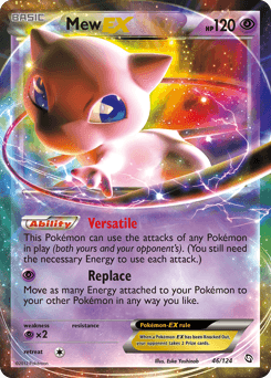 Mew-EX Dragons Exalted card