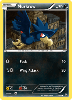 Murkrow Dragons Exalted card