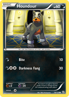 Houndour Dragons Exalted card