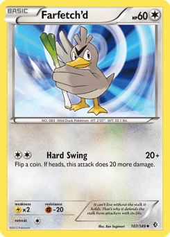 Farfetch'd Boundaries Crossed card