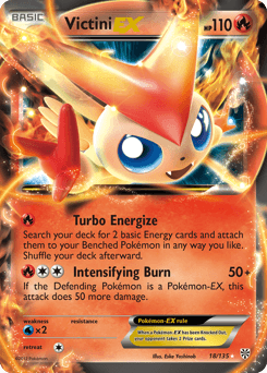 Victini-EX Plasma Storm card