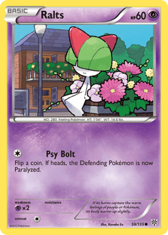 Ralts Plasma Storm card