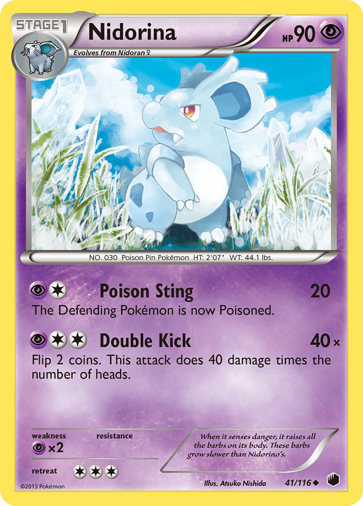 Nidorina Plasma Freeze card