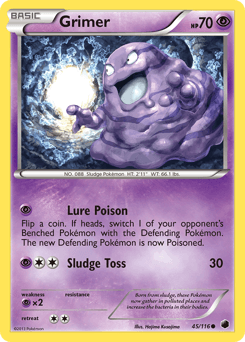 Grimer Plasma Freeze card