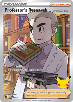 Professor's Research (Professor Oak) Celebrations card