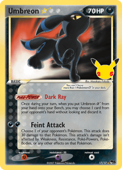 Umbreon ★ Celebrations: Classic Collection card