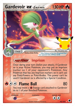 Gardevoir ex δ Celebrations: Classic Collection card