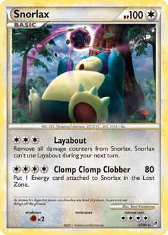 Snorlax Call of Legends card