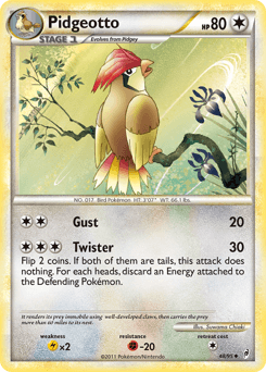 Pidgeotto Call of Legends card