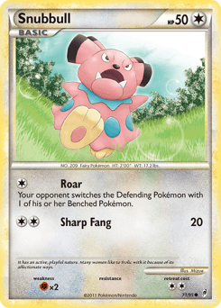 Snubbull Call of Legends card