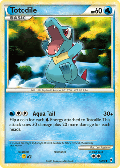 Totodile Call of Legends card