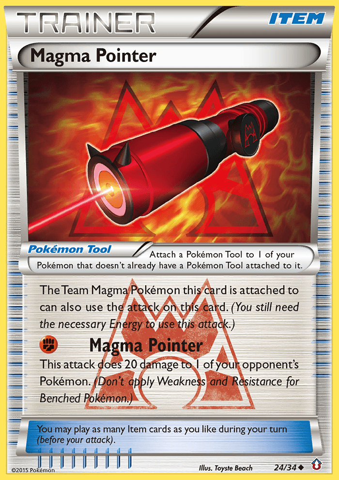 Magma Pointer Double Crisis card