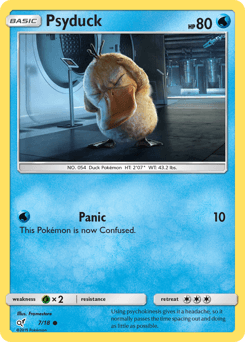 Psyduck Detective Pikachu card