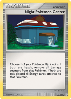 Night Pokémon Center Diamond & Pearl card