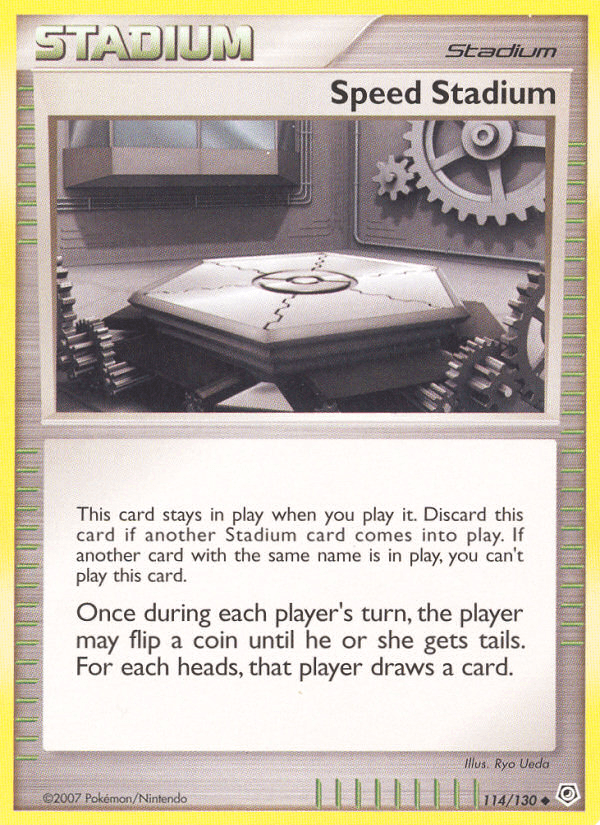 Speed Stadium Diamond & Pearl card