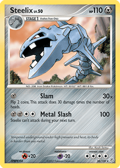 Steelix Diamond & Pearl card