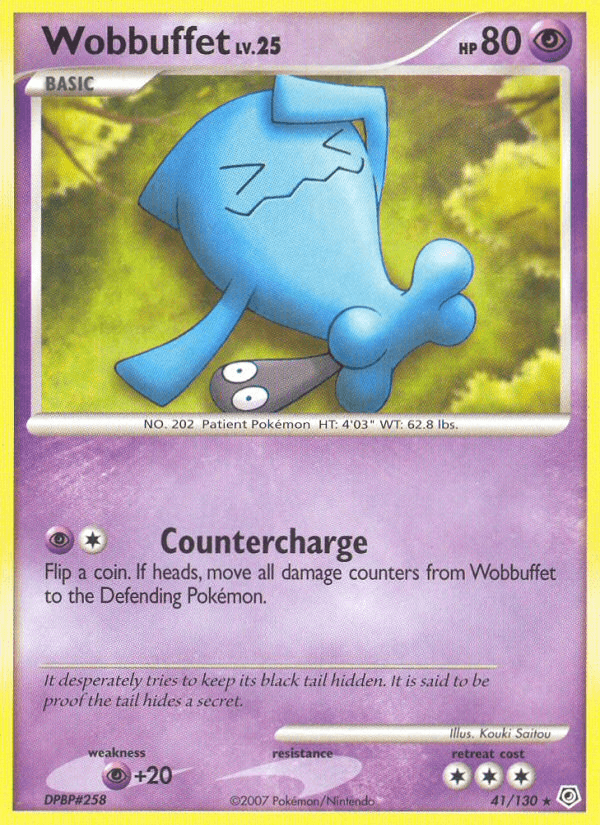 Wobbuffet Diamond & Pearl card