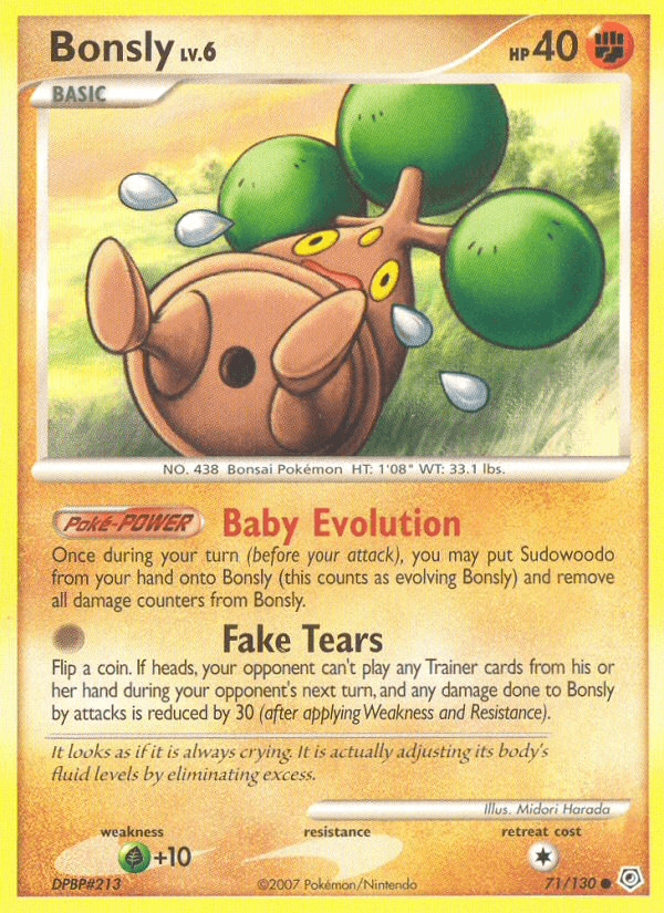 Bonsly Diamond & Pearl card