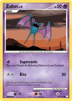 Zubat Mysterious Treasures card