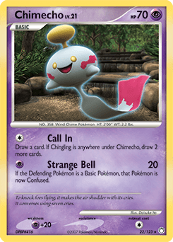 Chimecho Mysterious Treasures card